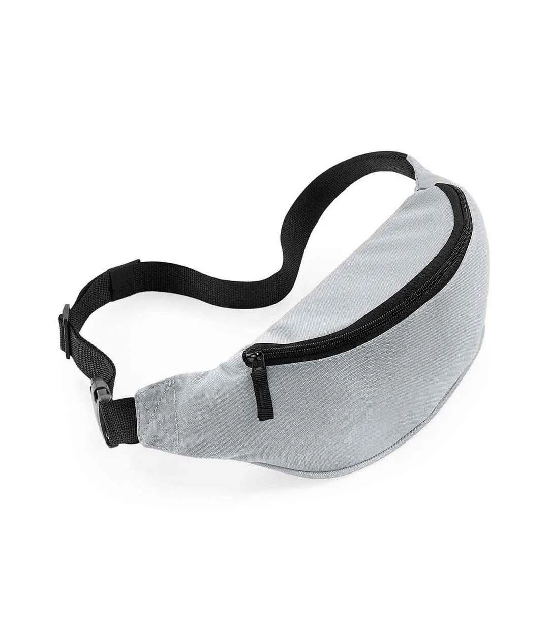 Belt waist bag one size light grey Bagbase